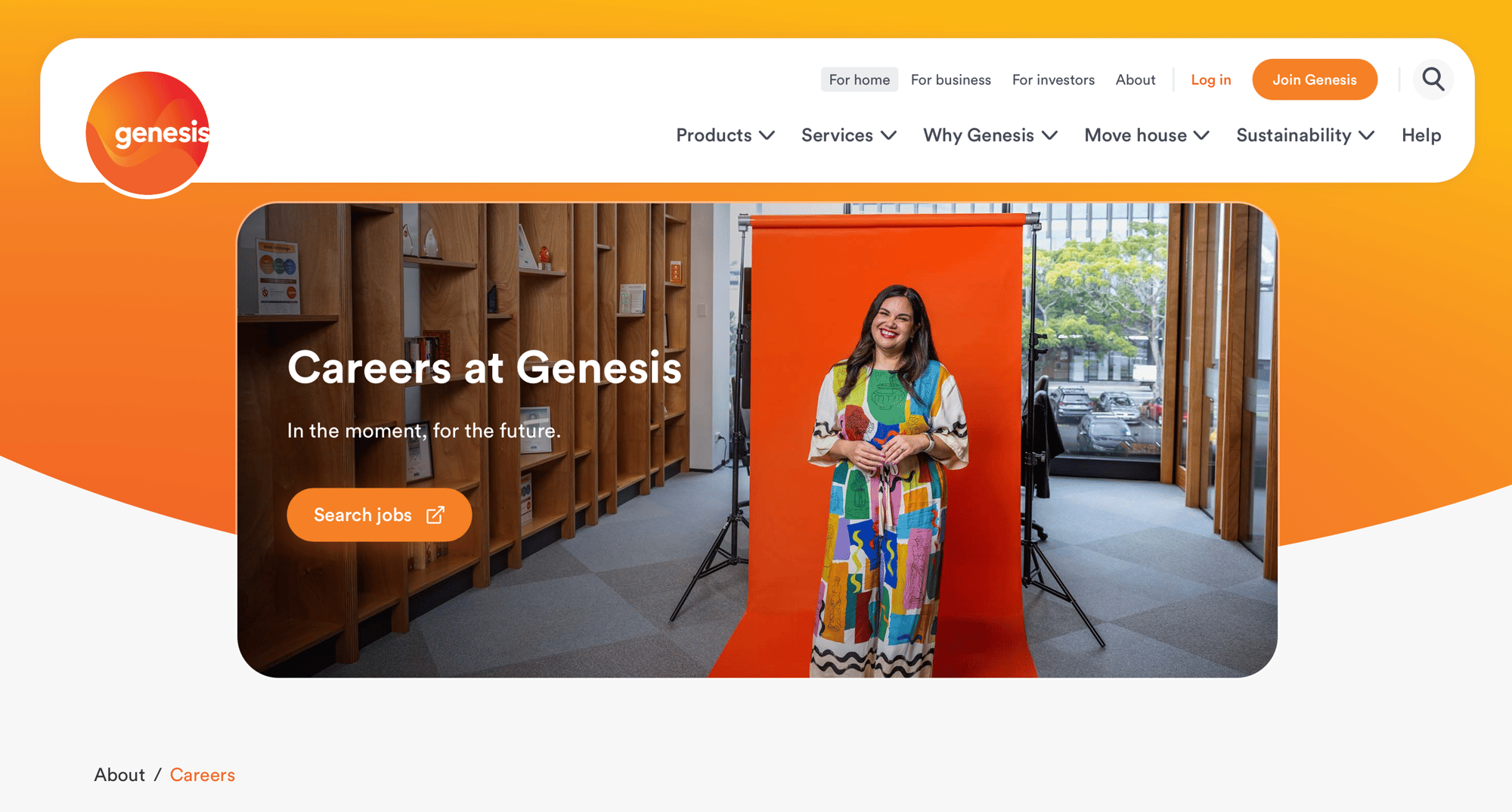 Genesis careers site